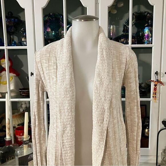 Say What? Cardigan Off White Beige Cardigan Sz Small - Picture 3 of 8